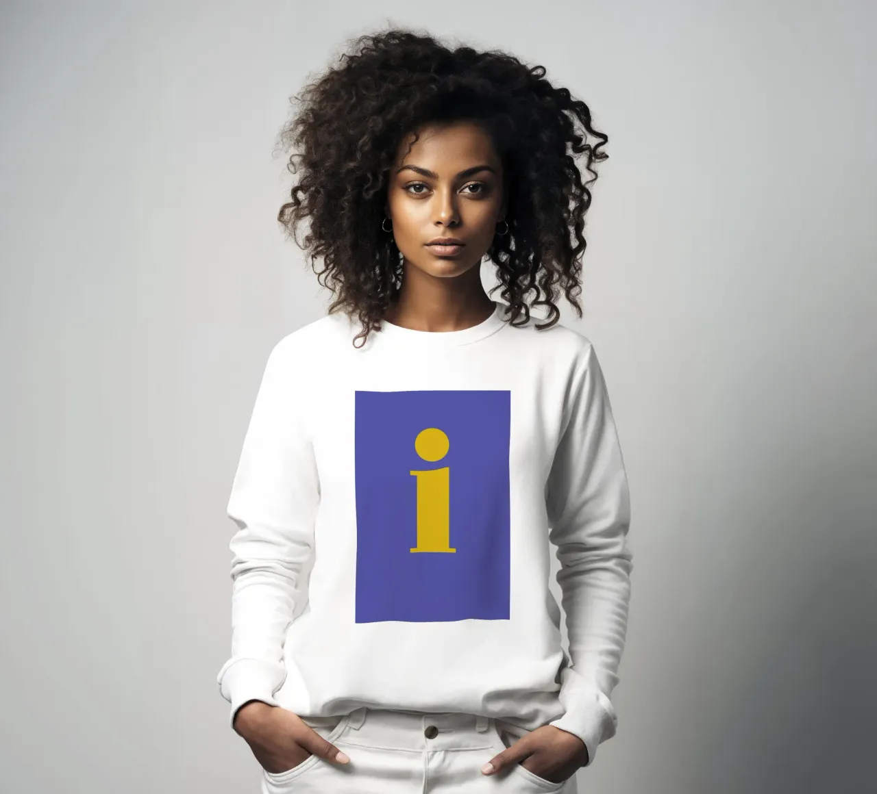 Blue Letter I felpa da Studio One