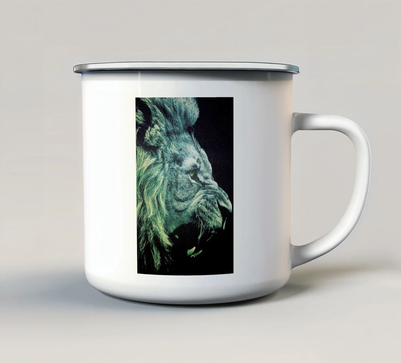 Lion tazza in smalto da a Love Supreme