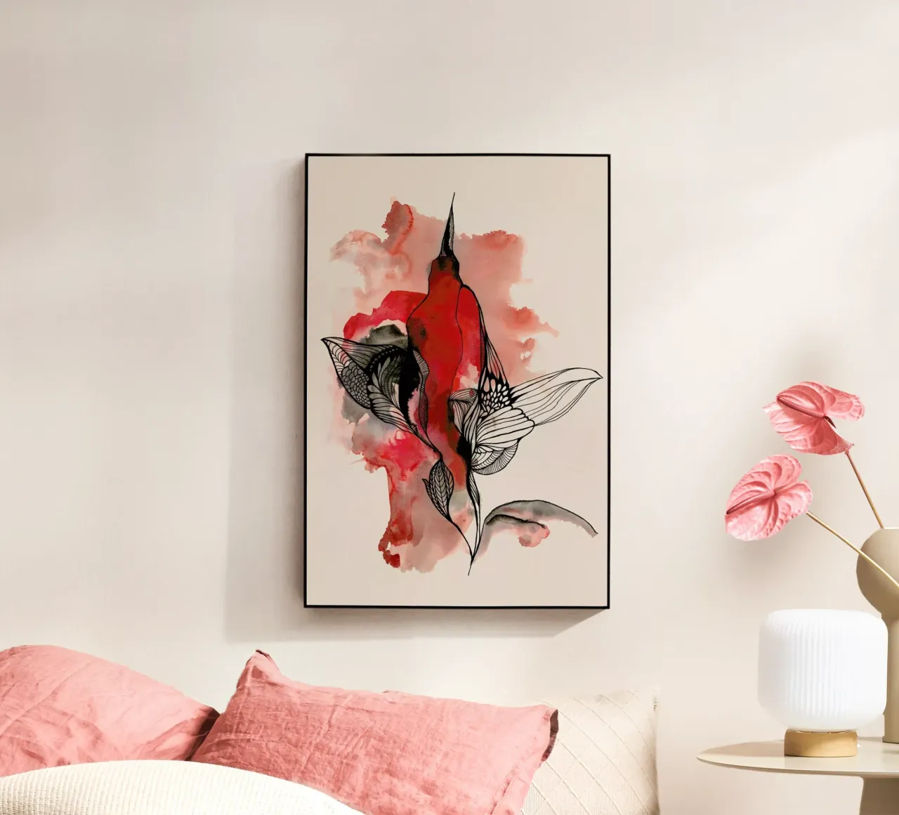 Red Bird plexiglass da Klaus with K