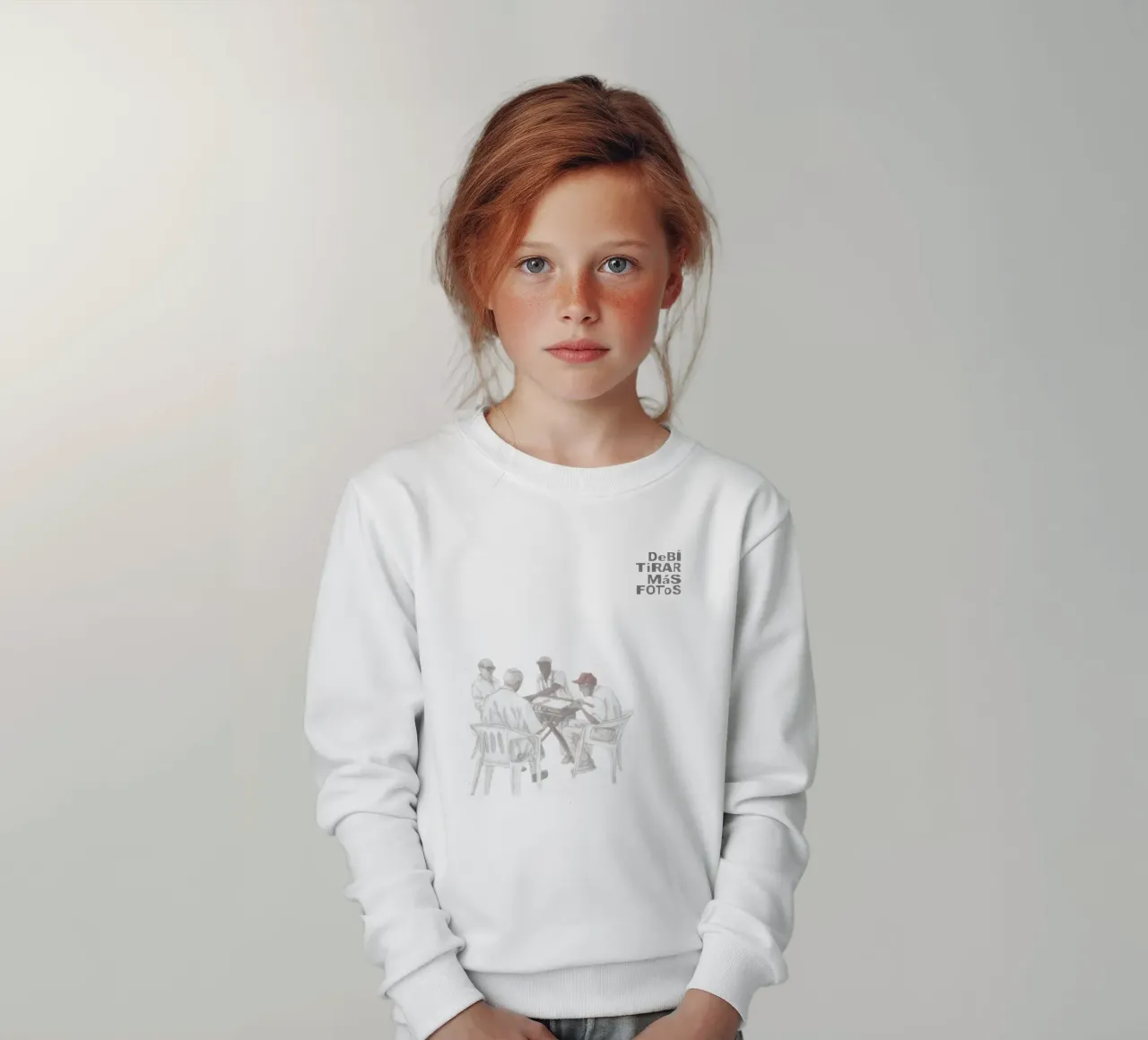 Bad Bunny DTMF Crema Domino Set V1 felpa bambino da heatherloulin