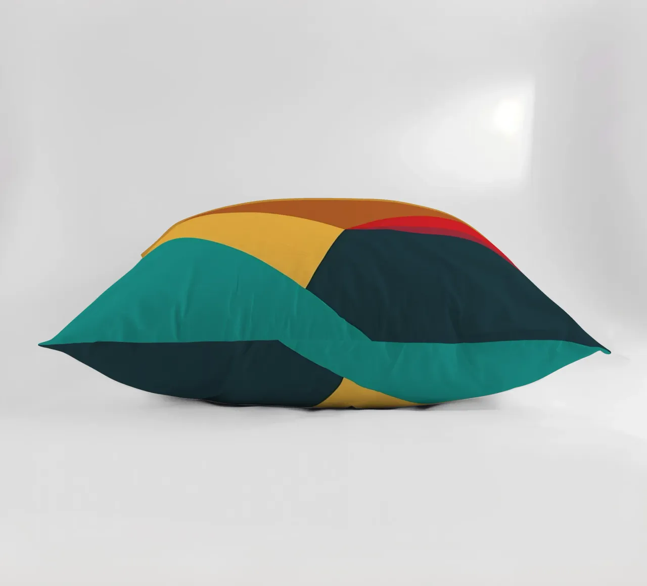colore di tendenza astratto 10 cuscino da Yeadon