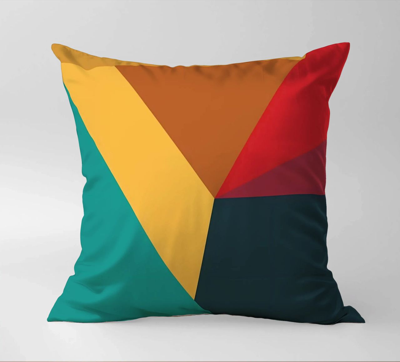 colore di tendenza astratto 10 cuscino da Yeadon