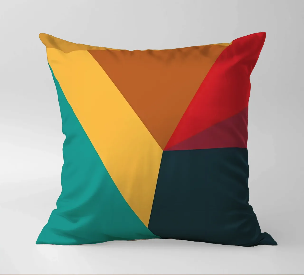 colore di tendenza astratto 10 cuscino da Yeadon