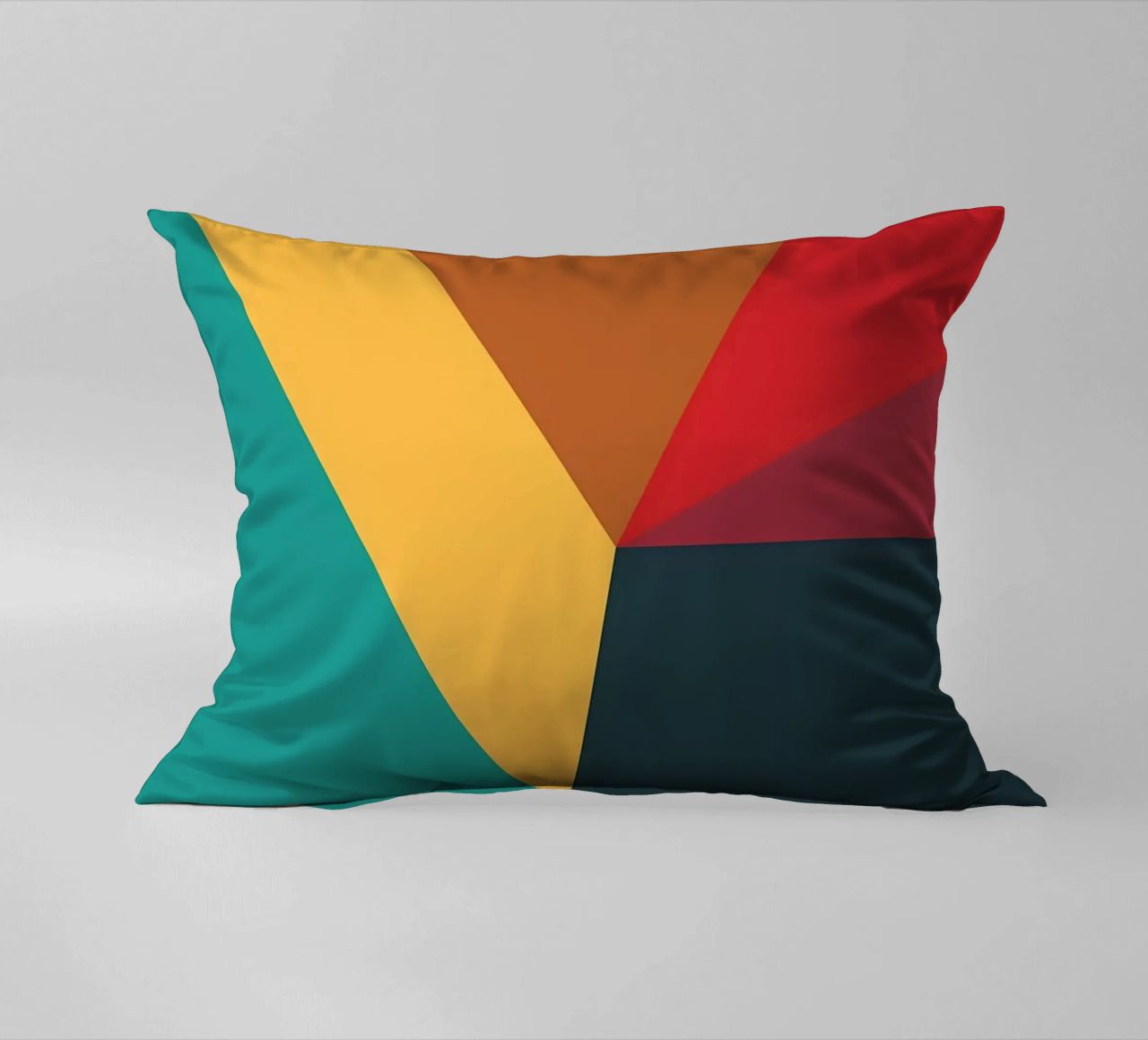 colore di tendenza astratto 10 cuscino da Yeadon