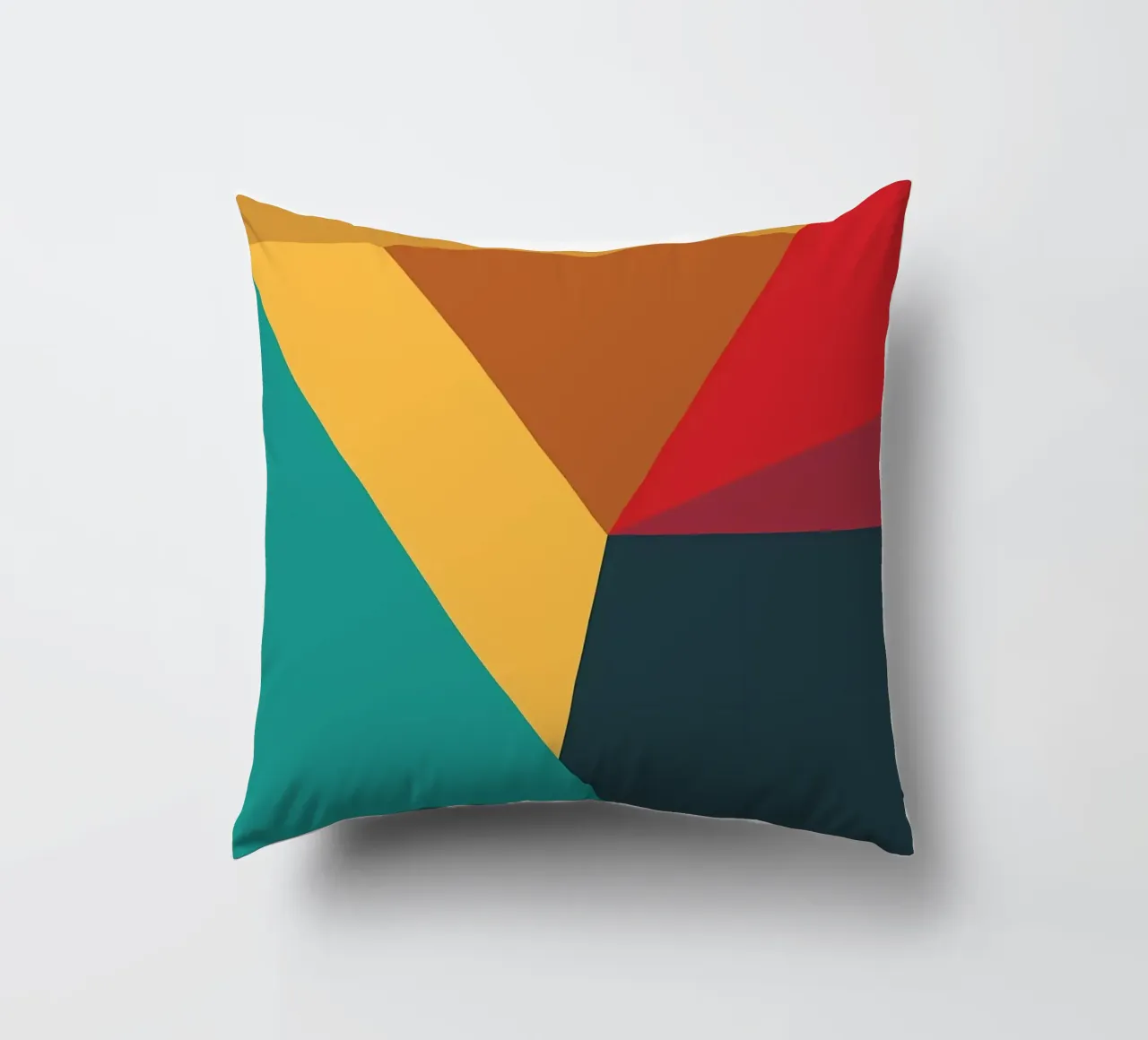colore di tendenza astratto 10 cuscino da Yeadon