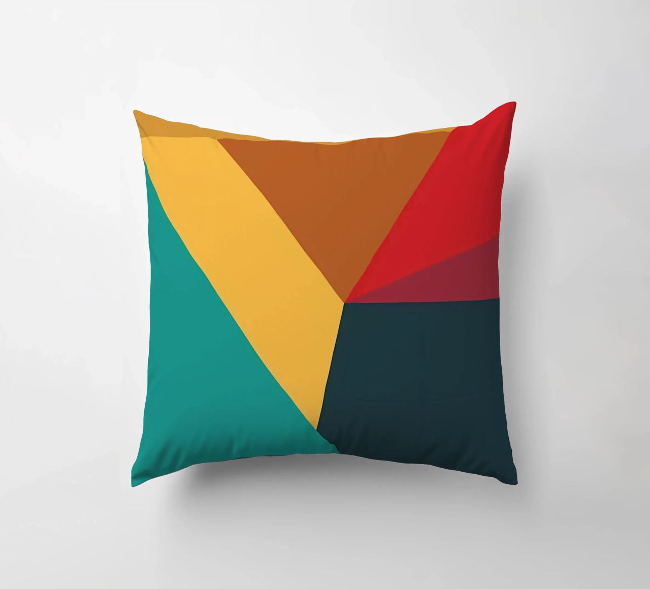 colore di tendenza astratto 10 cuscino da Yeadon