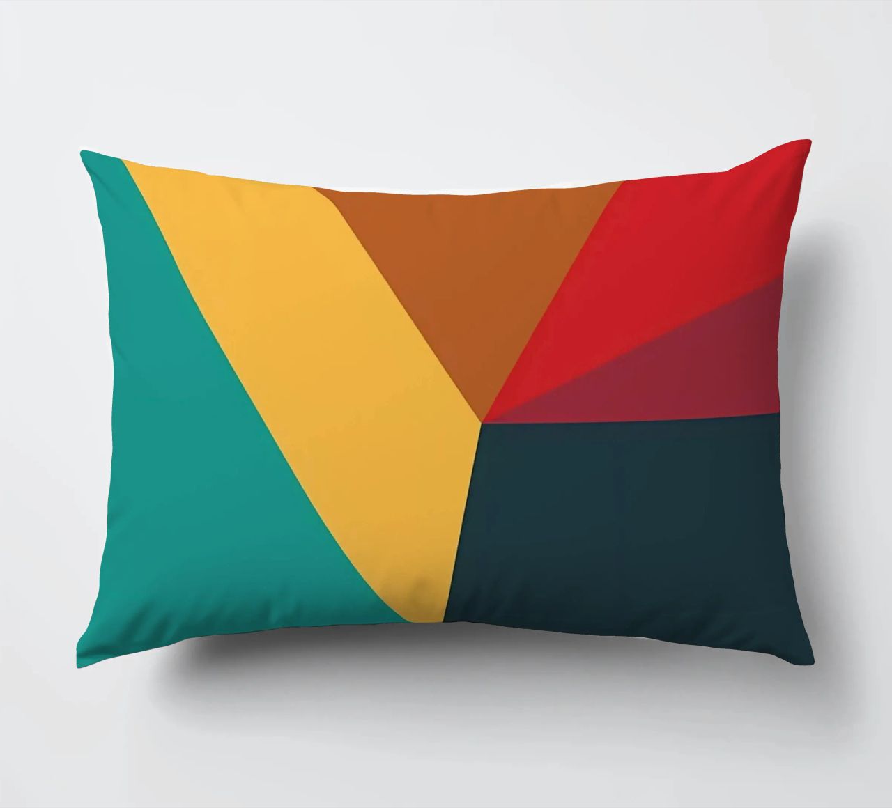 colore di tendenza astratto 10 cuscino da Yeadon