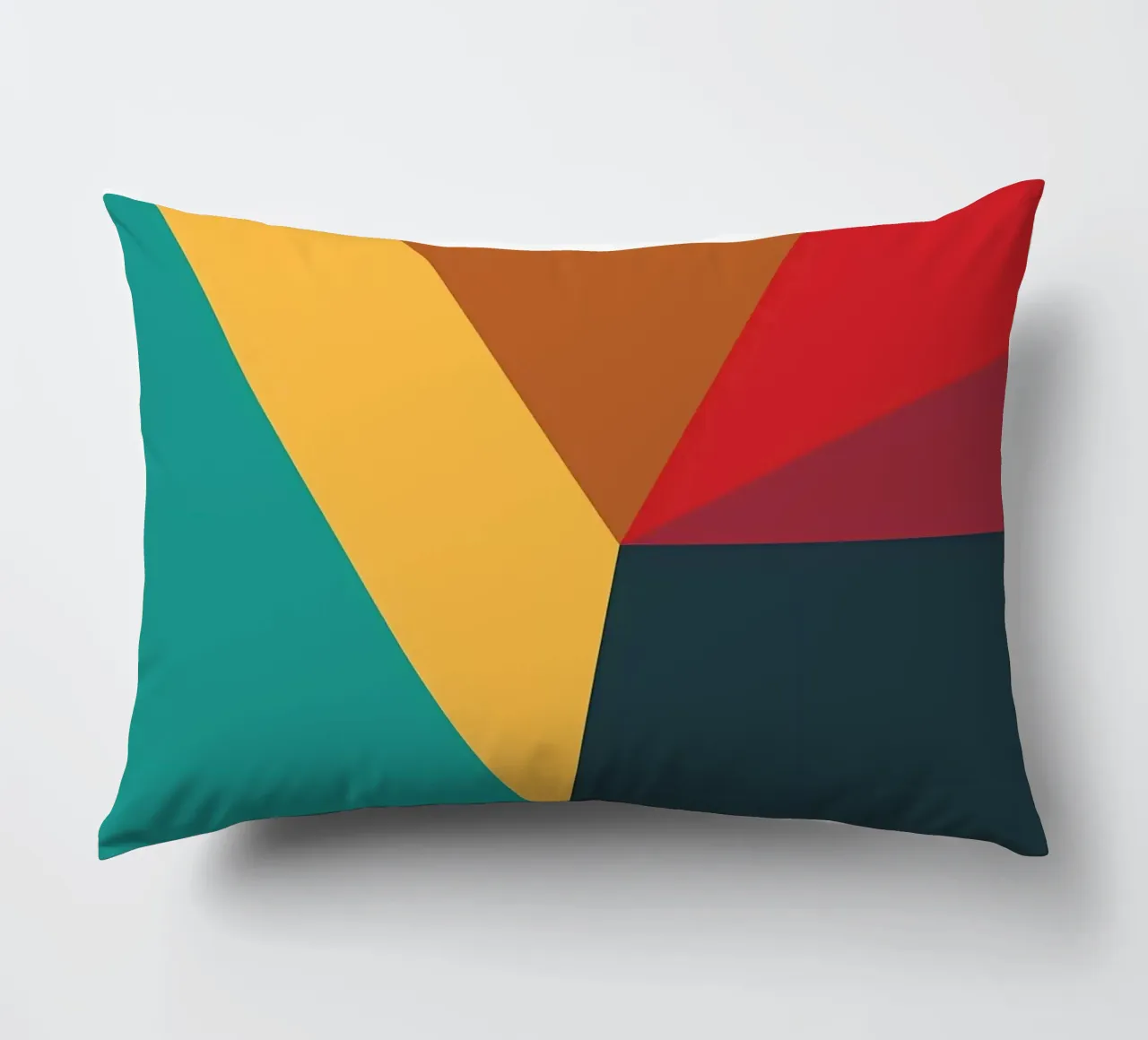 colore di tendenza astratto 10 cuscino da Yeadon