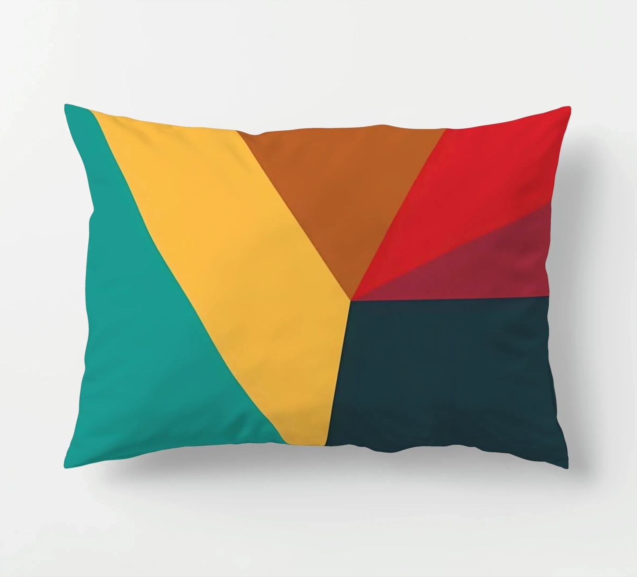 colore di tendenza astratto 10 cuscino da Yeadon