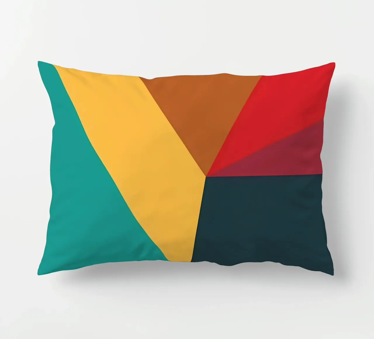 colore di tendenza astratto 10 cuscino da Yeadon