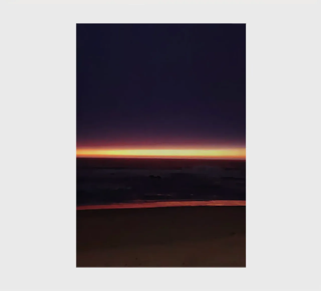 Sunset With Sahara Sands notebook by Teresa André