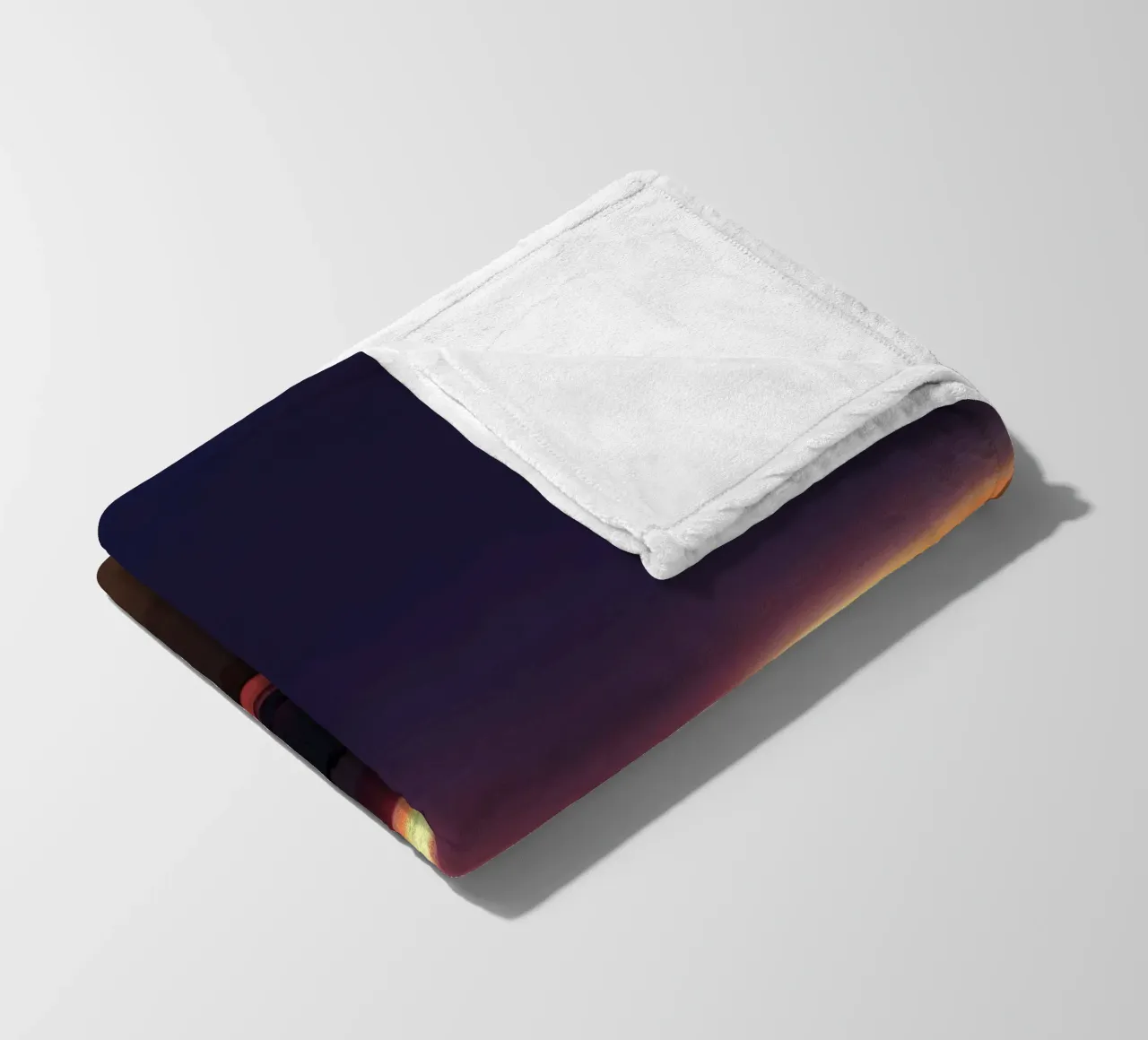 Sunset With Sahara Sands fleece blanket by Teresa André