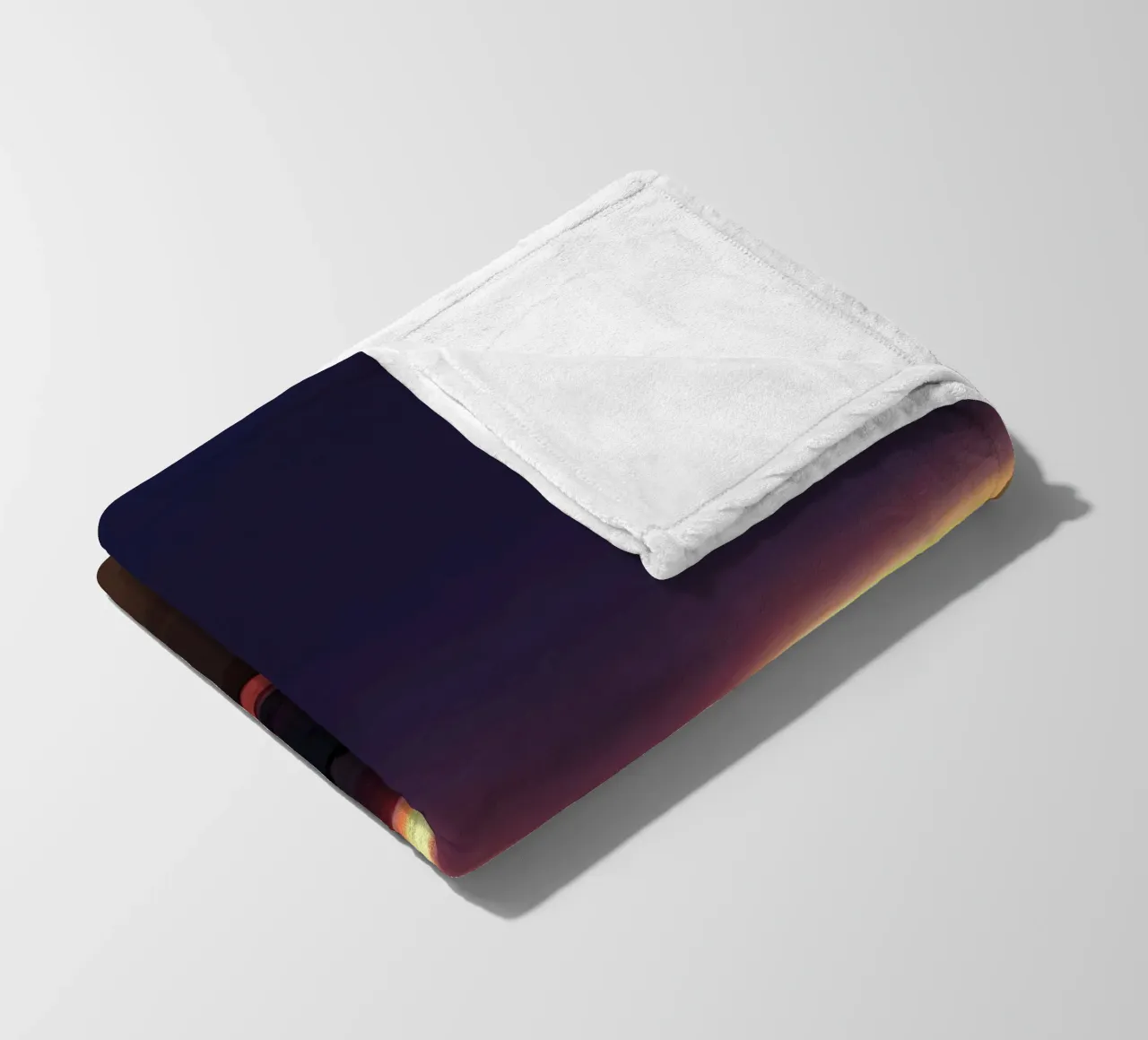 Sunset With Sahara Sands fleece blanket by Teresa André