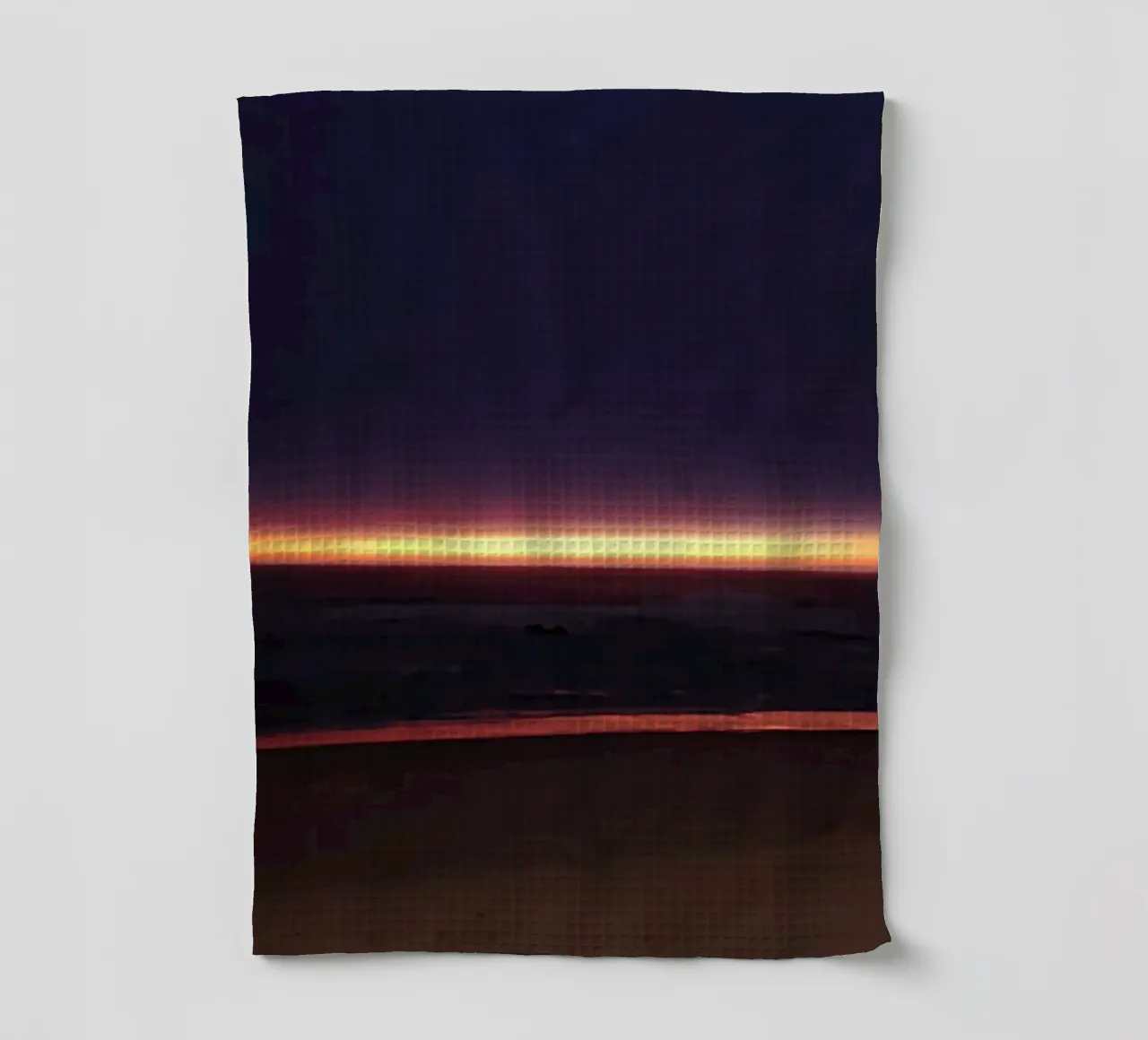 Sunset With Sahara Sands tea towel by Teresa André