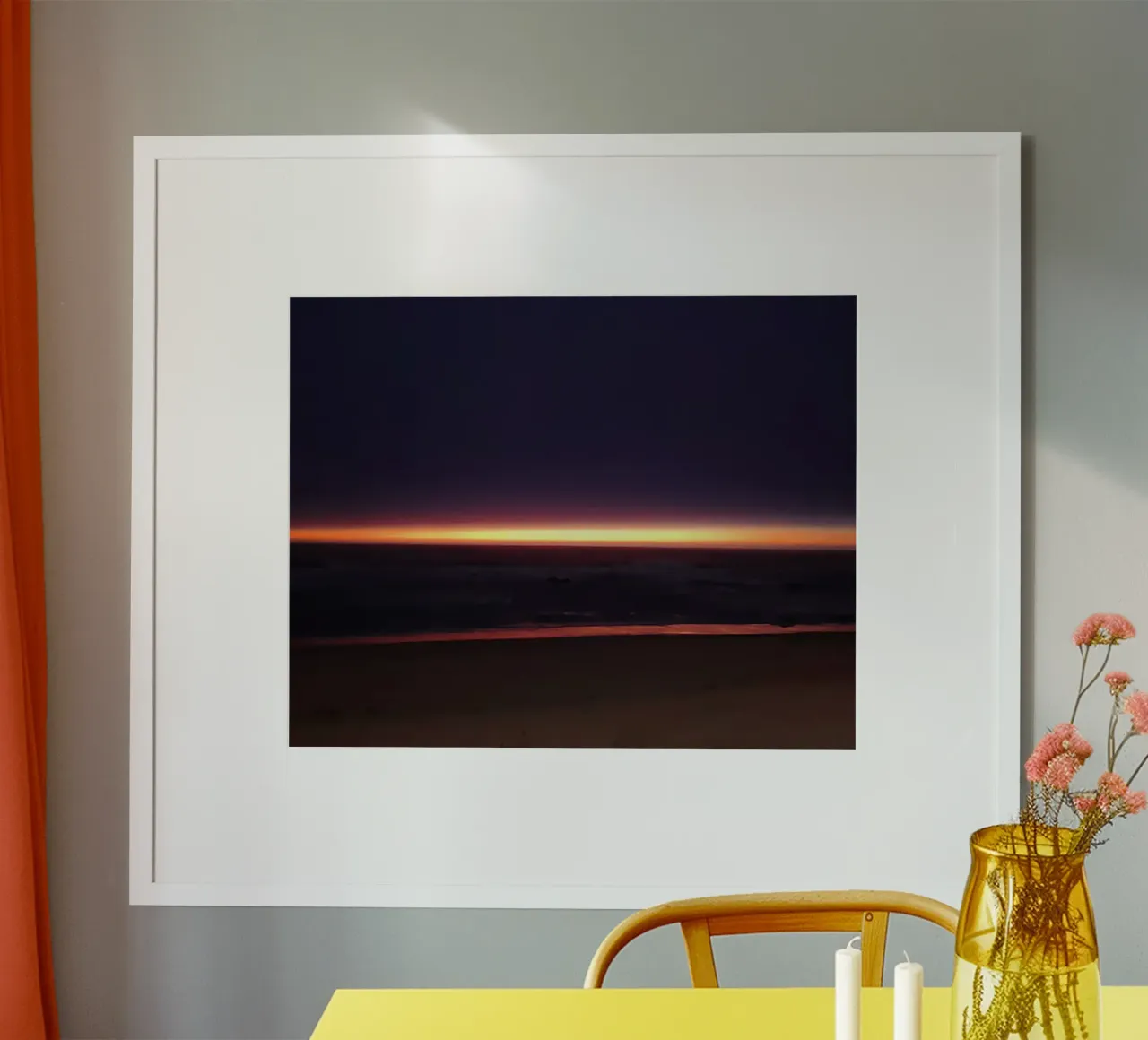 Sunset With Sahara Sands hahnemühle by Teresa André