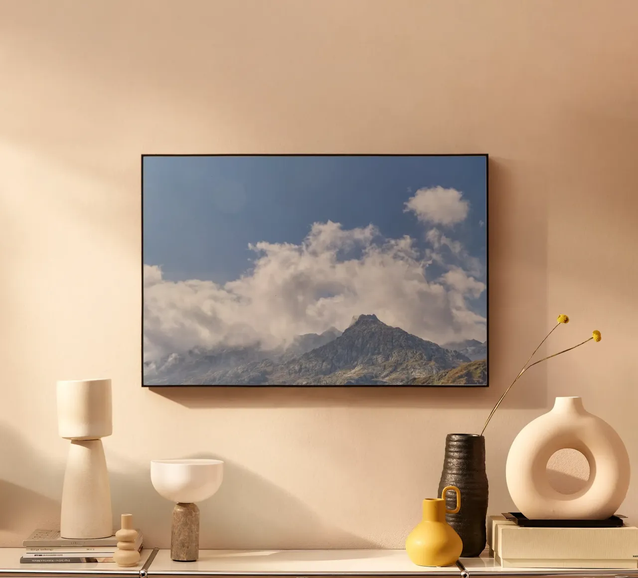 Gotthard Pass acryl van Nur Mut