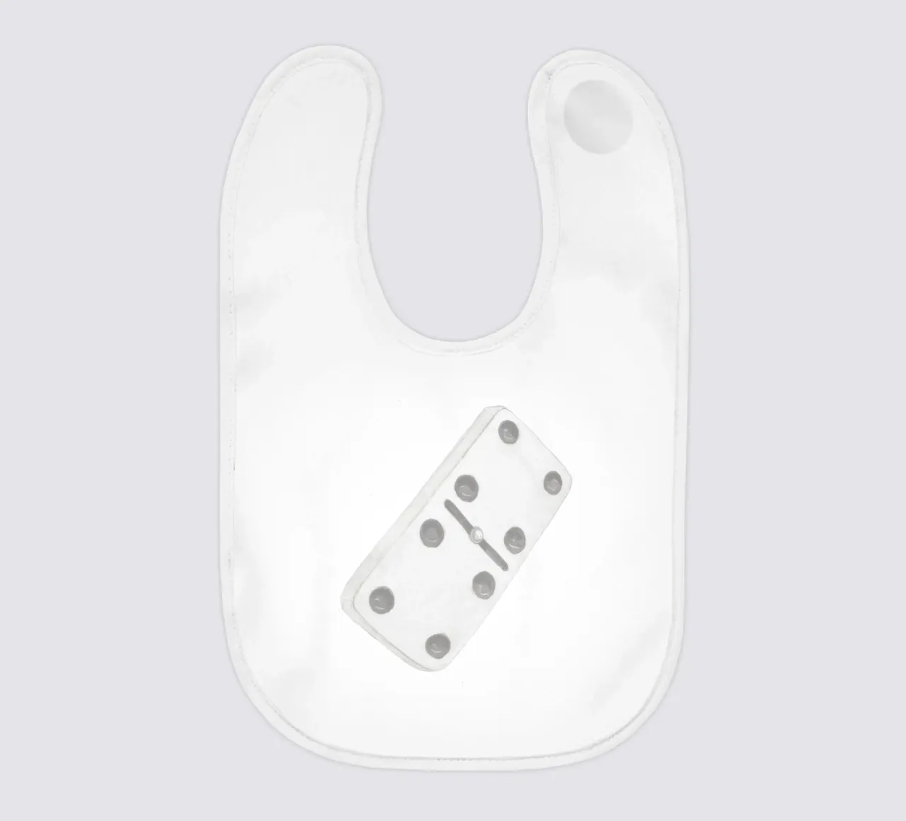 Bad Bunny DTMF Crema Domino Gioco V2 bavaglino da heatherloulin