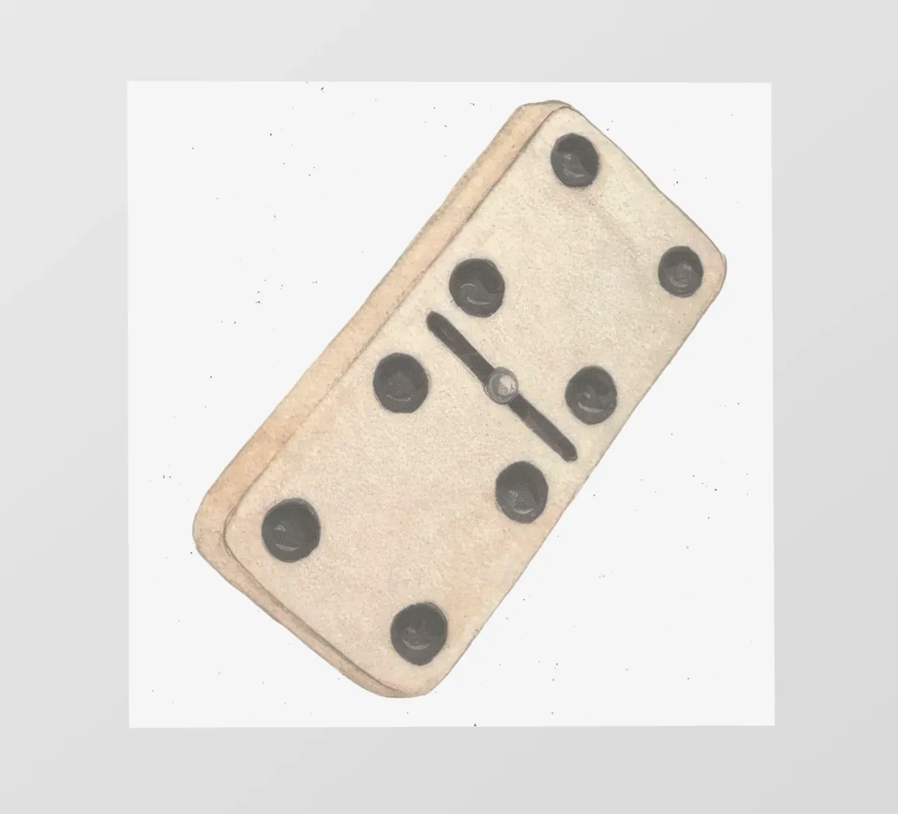 Bad Bunny DTMF Crema Domino Gioco V2 telo in pvc da heatherloulin