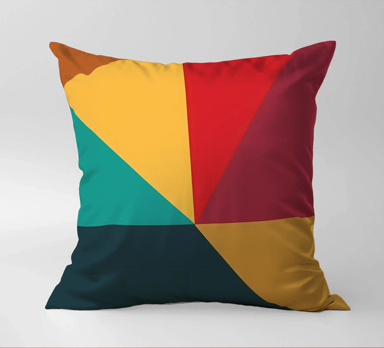 colore di tendenza astratto 9 cuscino da Yeadon
