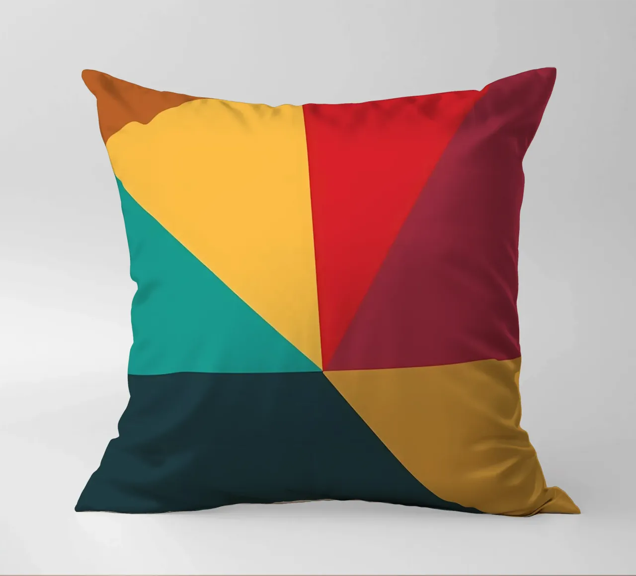 colore di tendenza astratto 9 cuscino da Yeadon