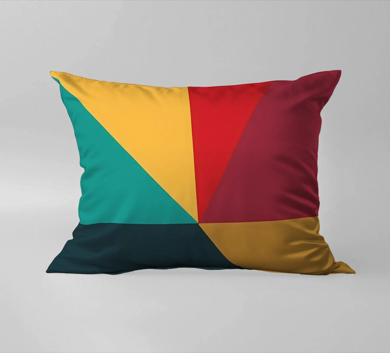 colore di tendenza astratto 9 cuscino da Yeadon