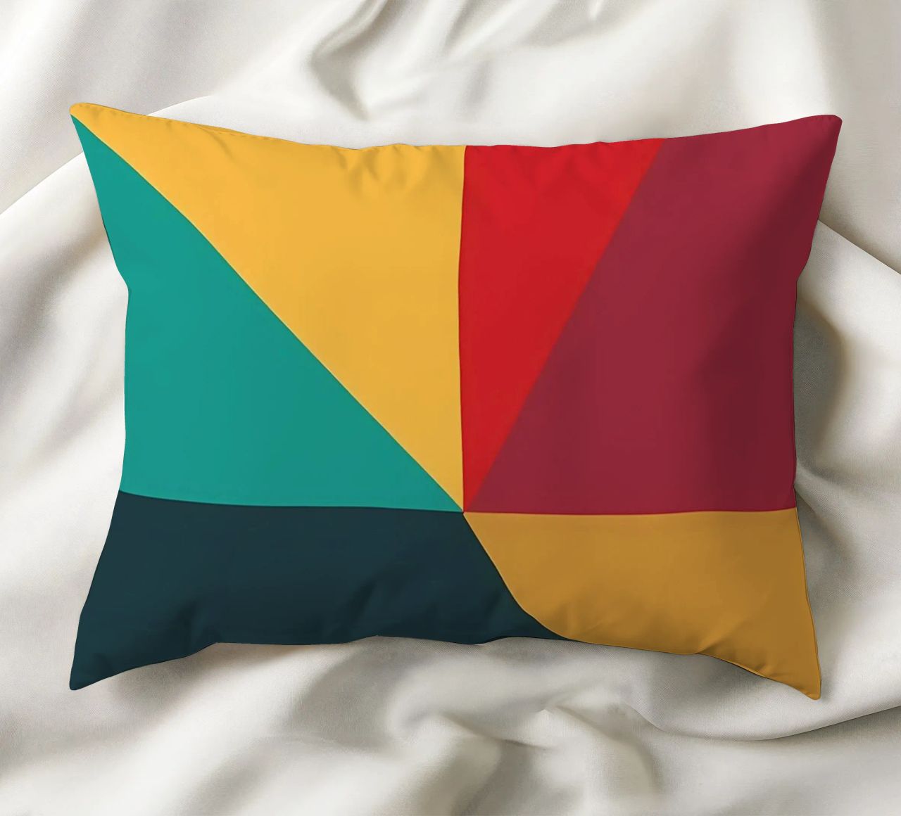 colore di tendenza astratto 9 cuscino da Yeadon