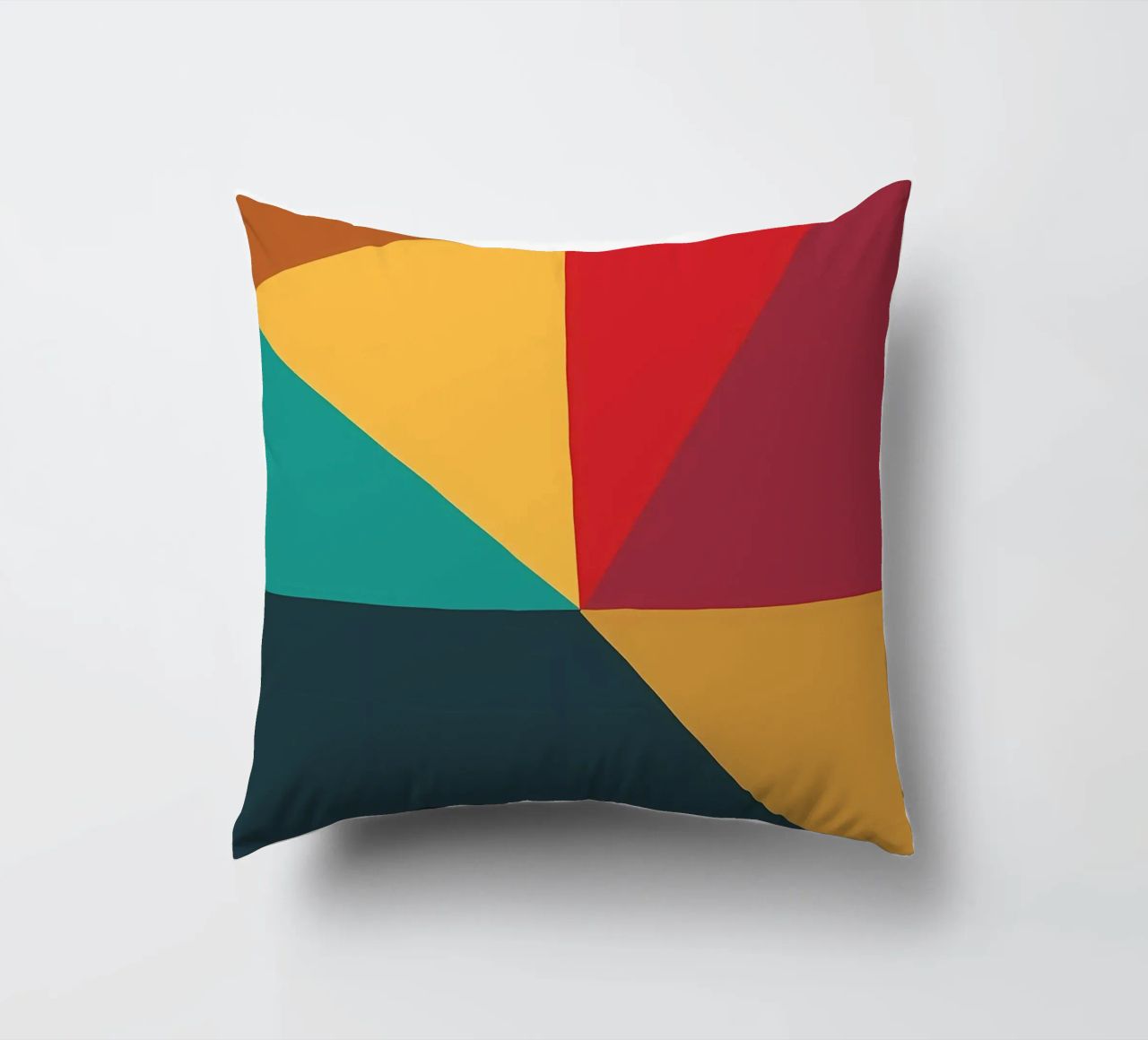 colore di tendenza astratto 9 cuscino da Yeadon