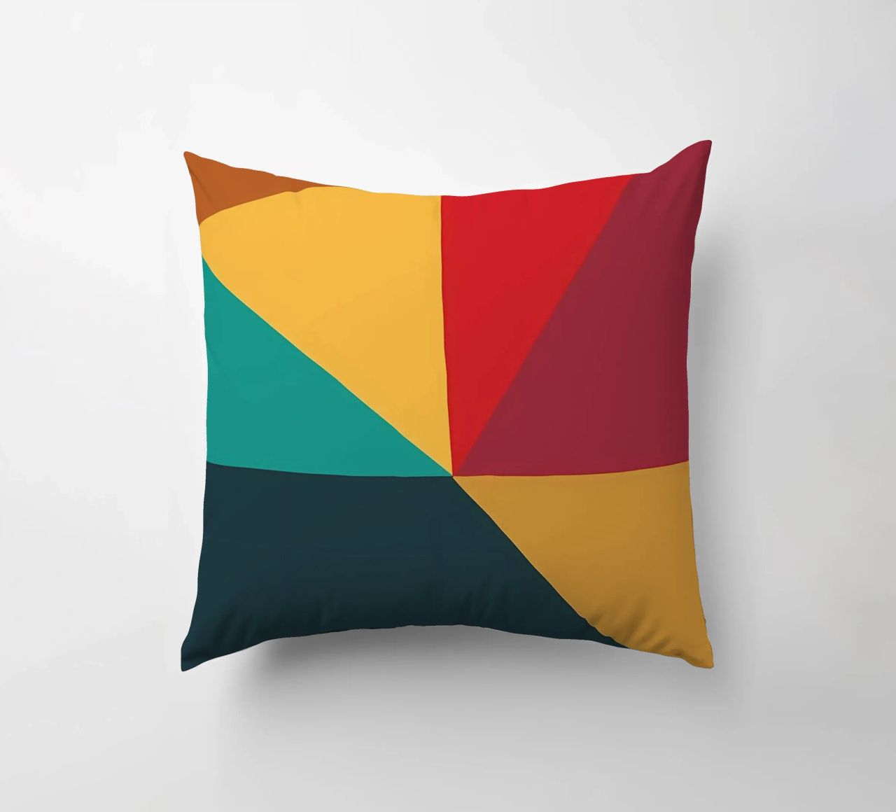 colore di tendenza astratto 9 cuscino da Yeadon