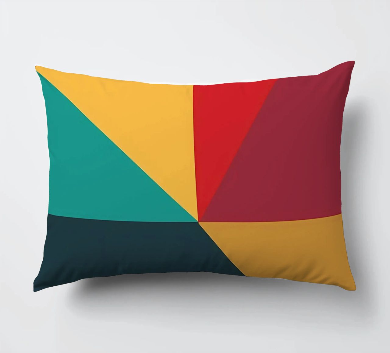 colore di tendenza astratto 9 cuscino da Yeadon