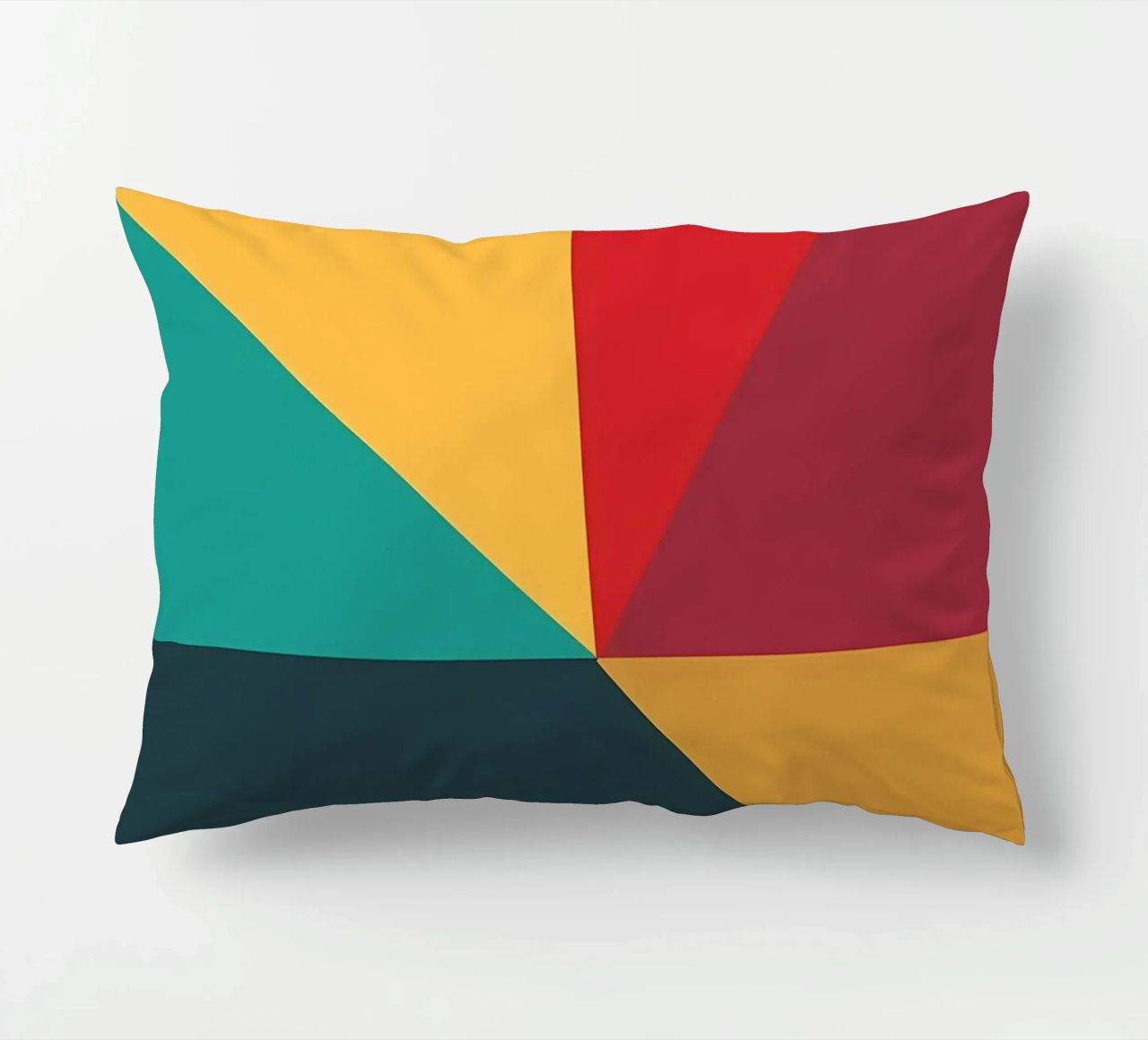 colore di tendenza astratto 9 cuscino da Yeadon