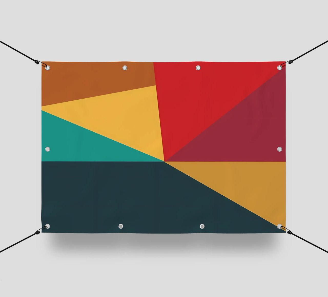 colore di tendenza astratto 9 telo in pvc da Yeadon