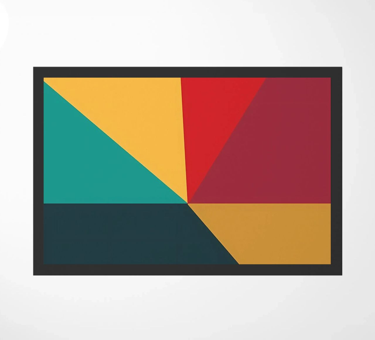 colore di tendenza astratto 9 zerbino da Yeadon