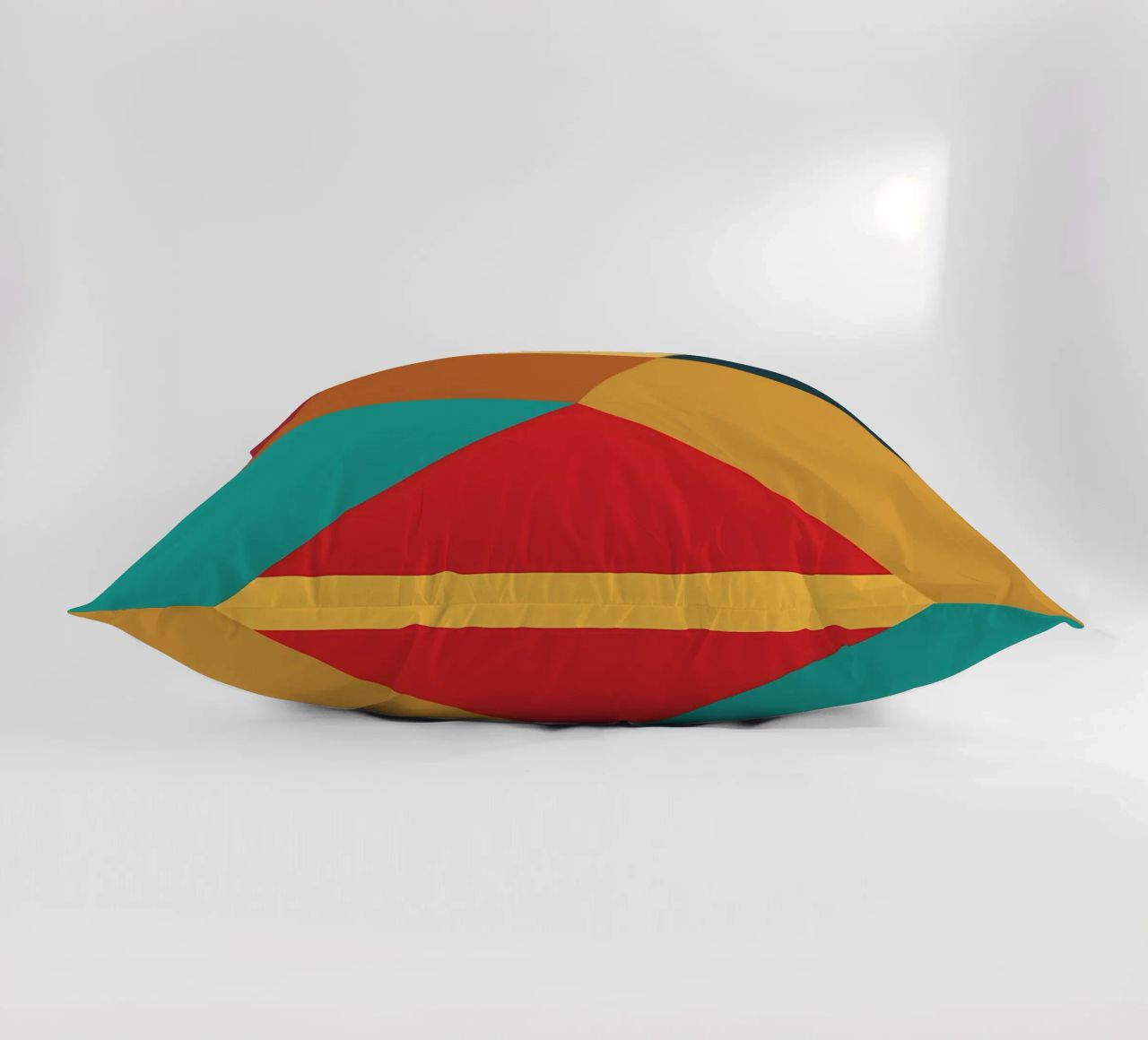 colore di tendenza astratto 8 cuscino da Yeadon