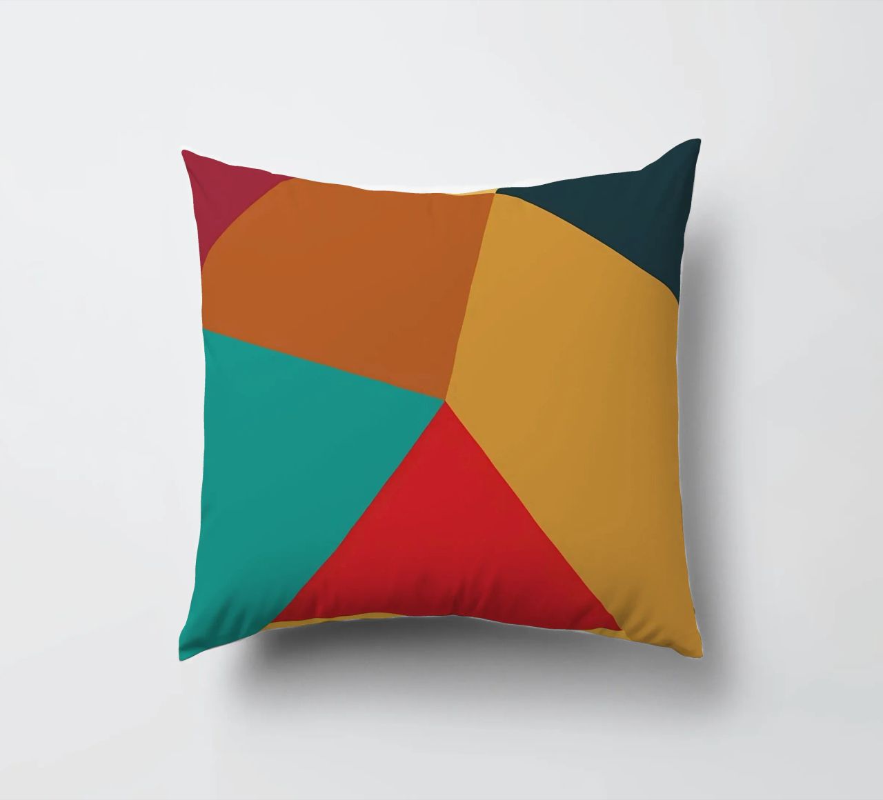 colore di tendenza astratto 8 cuscino da Yeadon