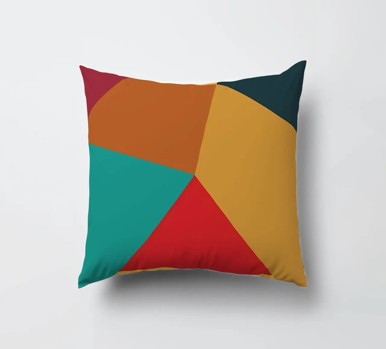 colore di tendenza astratto 8 cuscino da Yeadon