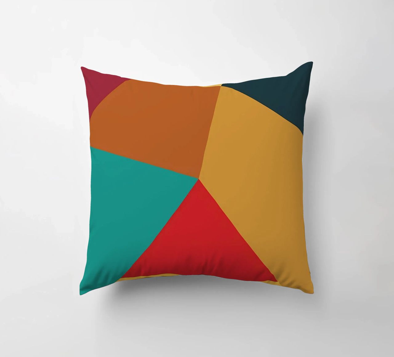 colore di tendenza astratto 8 cuscino da Yeadon