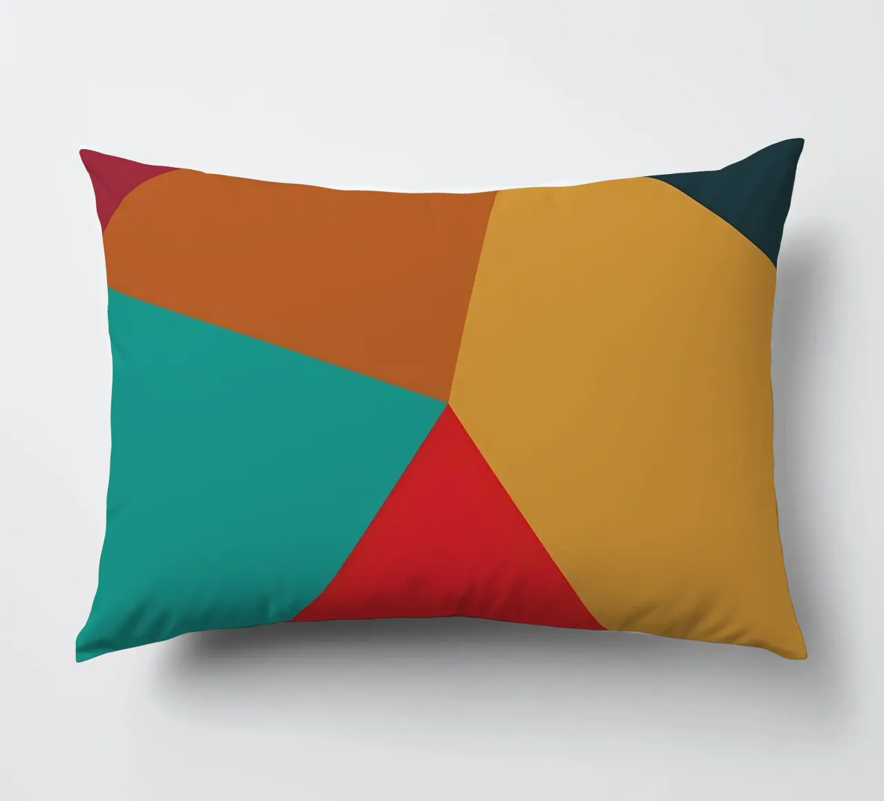 colore di tendenza astratto 8 cuscino da Yeadon