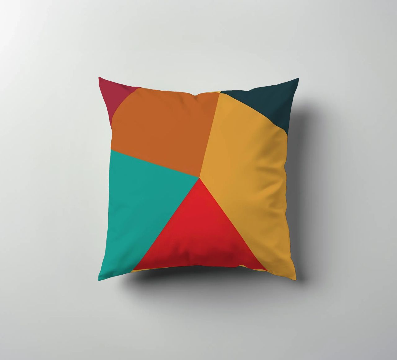 colore di tendenza astratto 8 cuscino da Yeadon