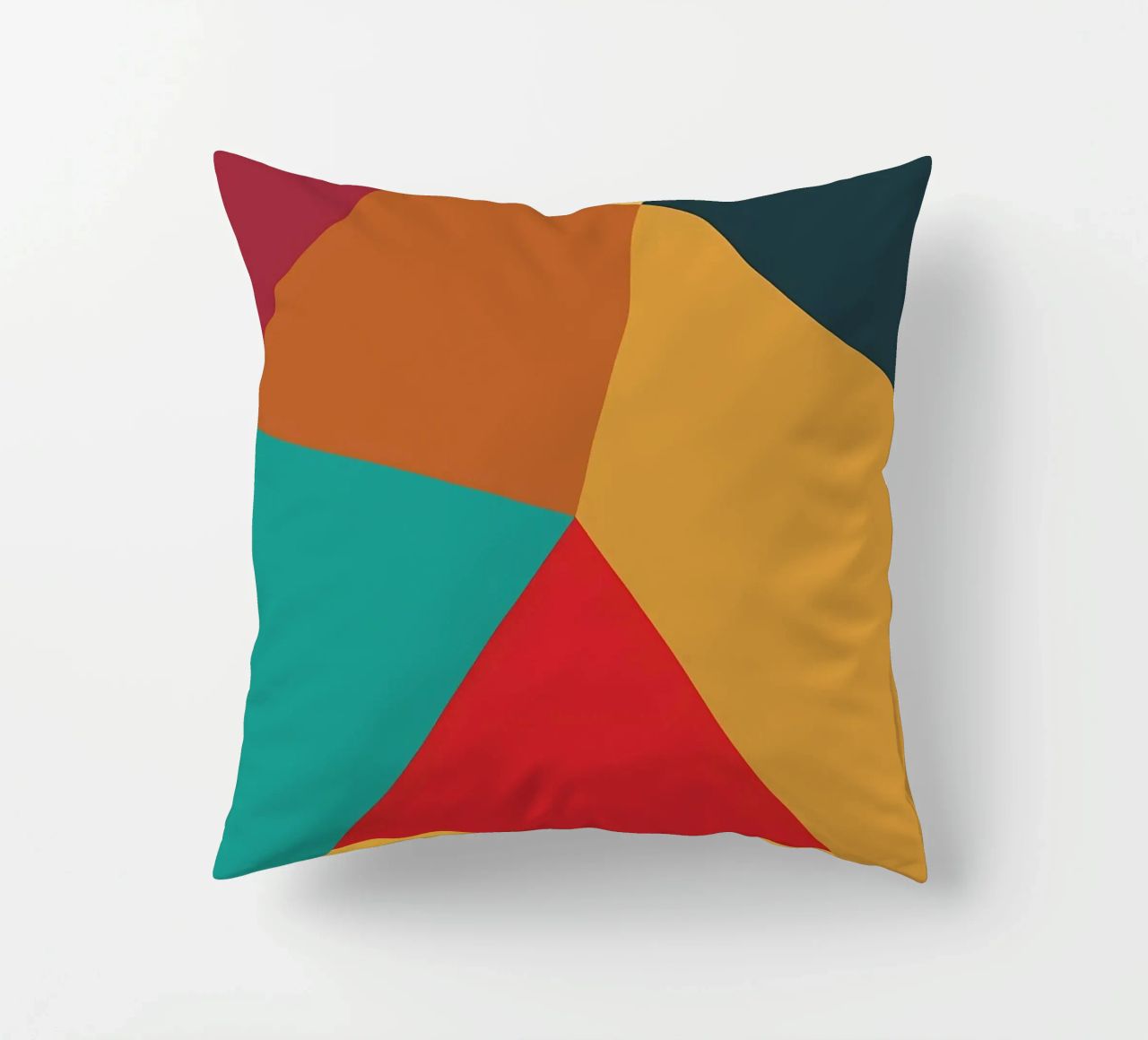 colore di tendenza astratto 8 cuscino da Yeadon