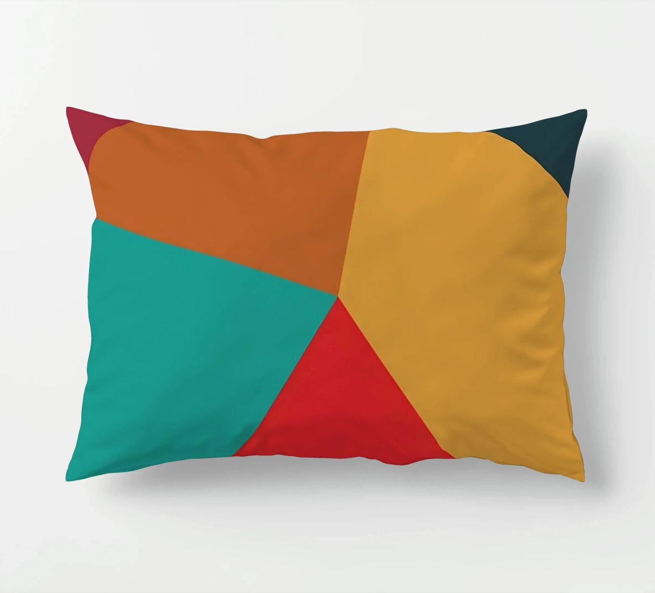 colore di tendenza astratto 8 cuscino da Yeadon
