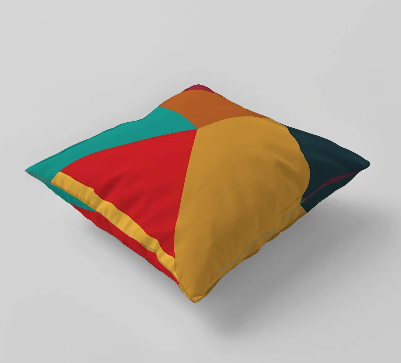 colore di tendenza astratto 8 cuscino da Yeadon