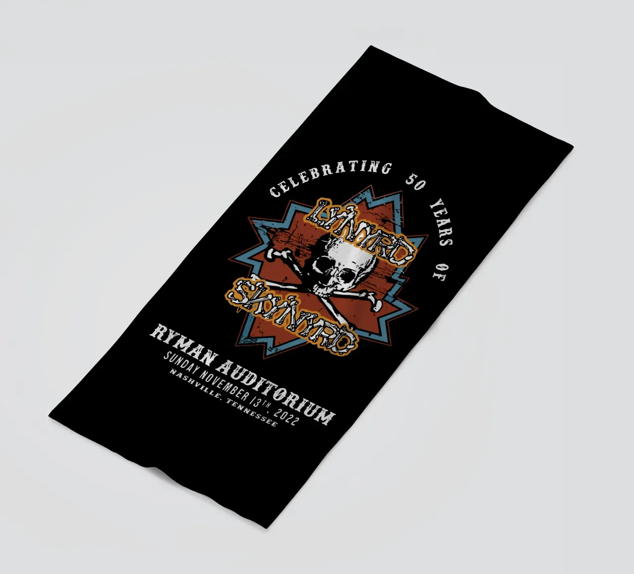 Lynyrd Skynyrd Verjaardag 50e strandhanddoek van heatherloulin