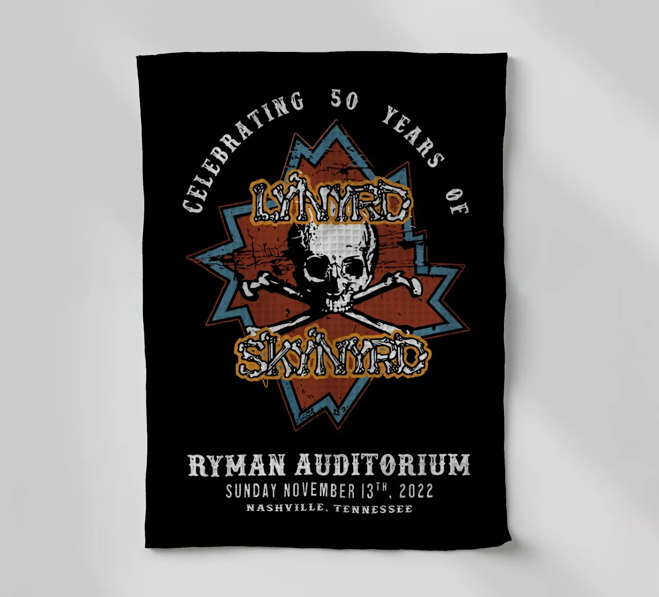 Lynyrd Skynyrd Anniversary 50th canovaccio da cucina da heatherloulin
