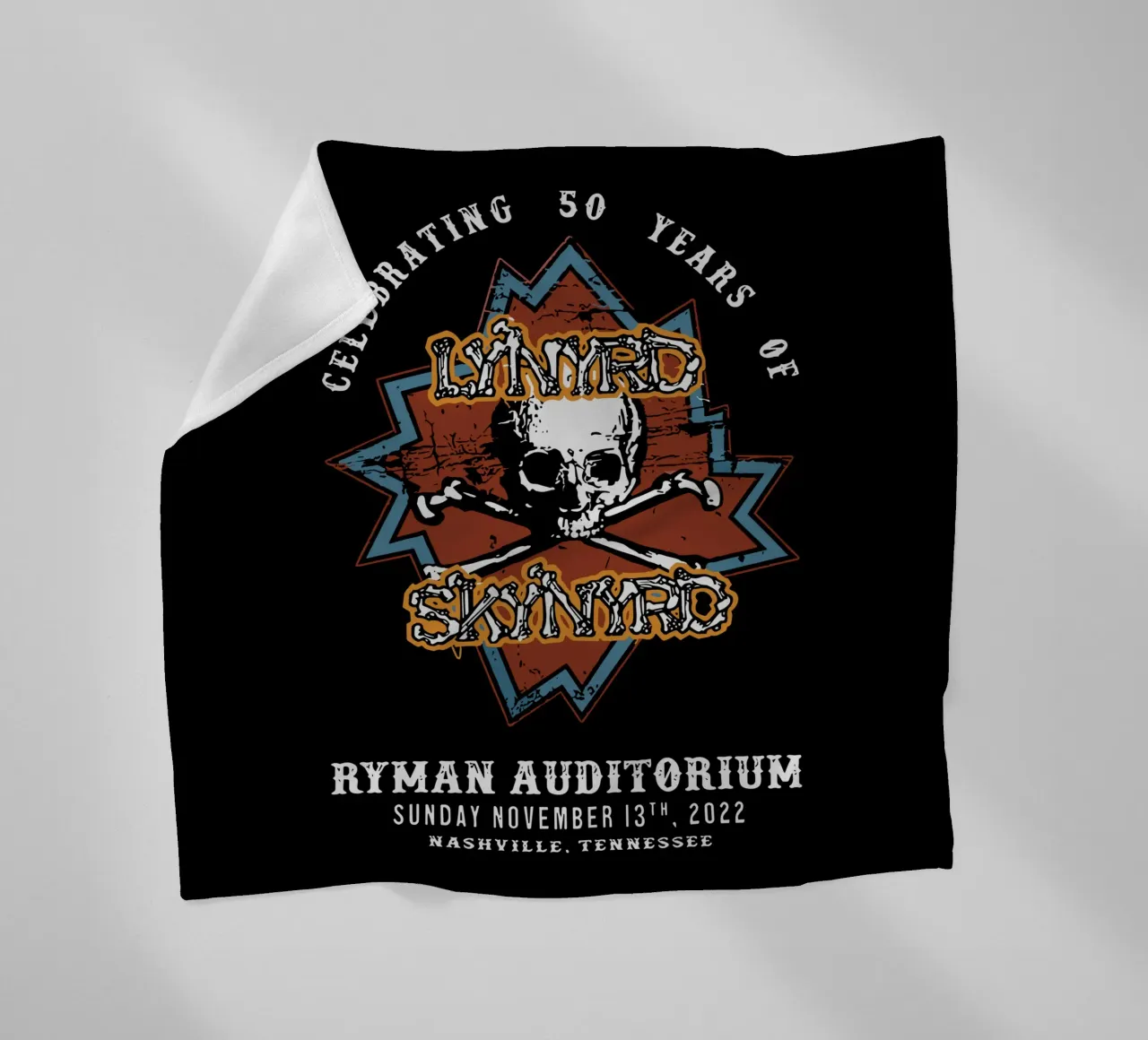 Lynyrd Skynyrd Anniversary 50th coperta in pile da heatherloulin