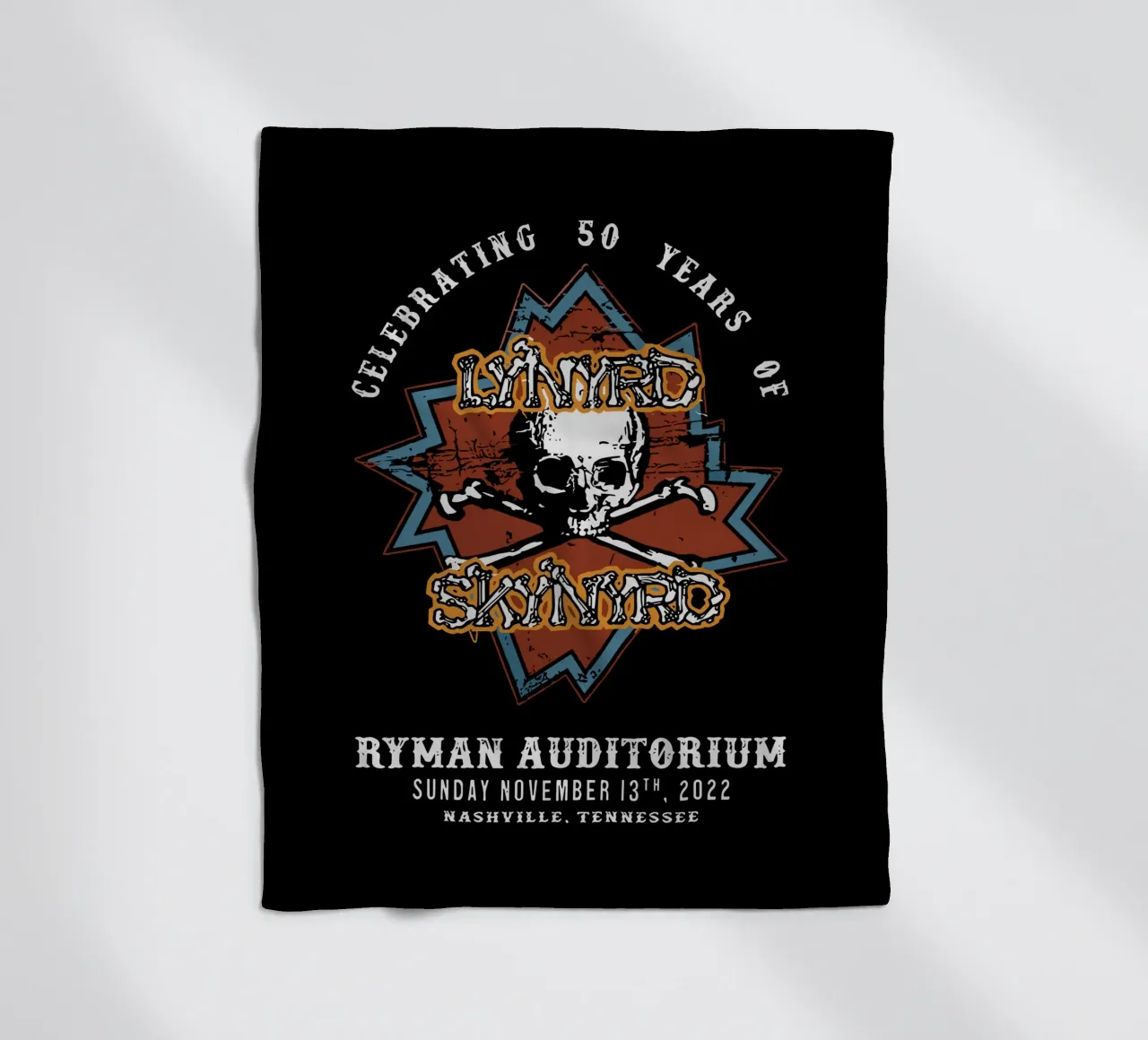 Lynyrd Skynyrd Anniversary 50th coperta in pile da heatherloulin