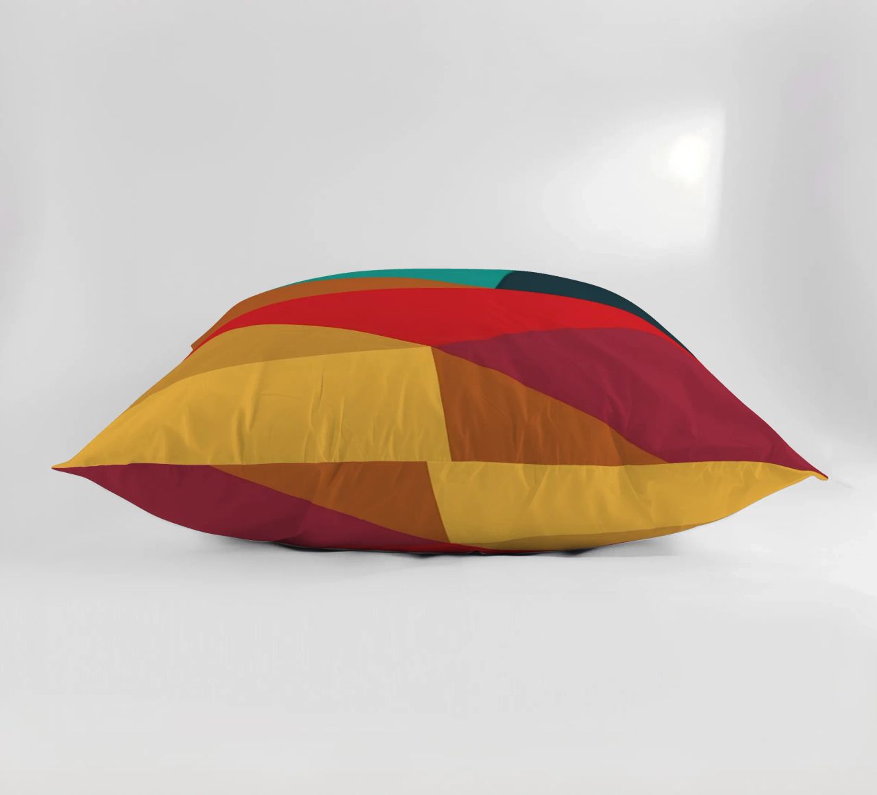 colore di tendenza astratto 7 cuscino da Yeadon