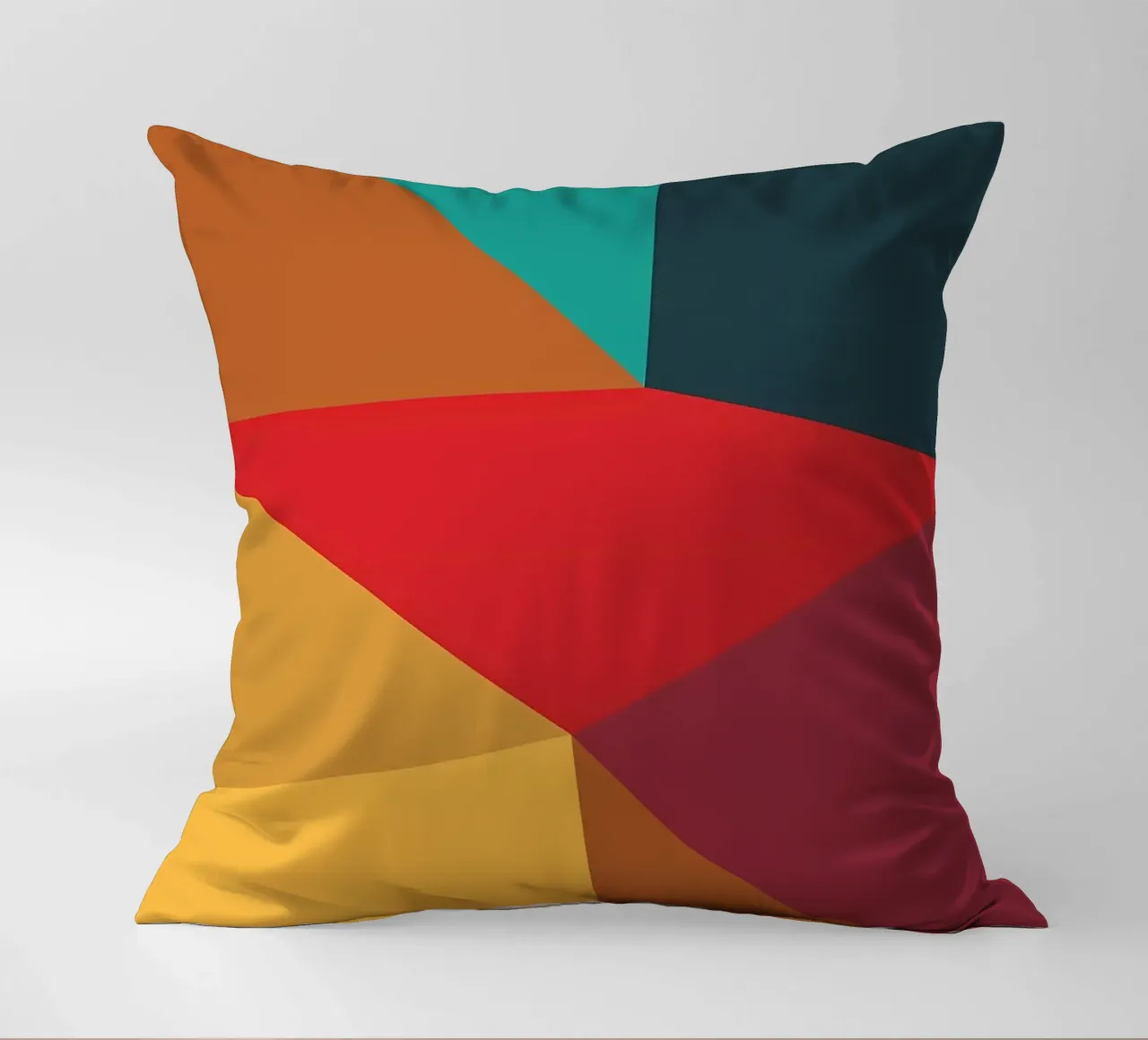 colore di tendenza astratto 7 cuscino da Yeadon