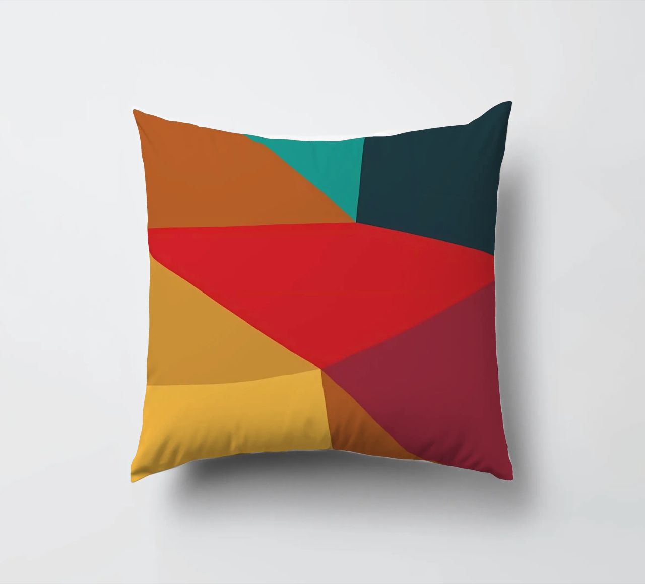 colore di tendenza astratto 7 cuscino da Yeadon