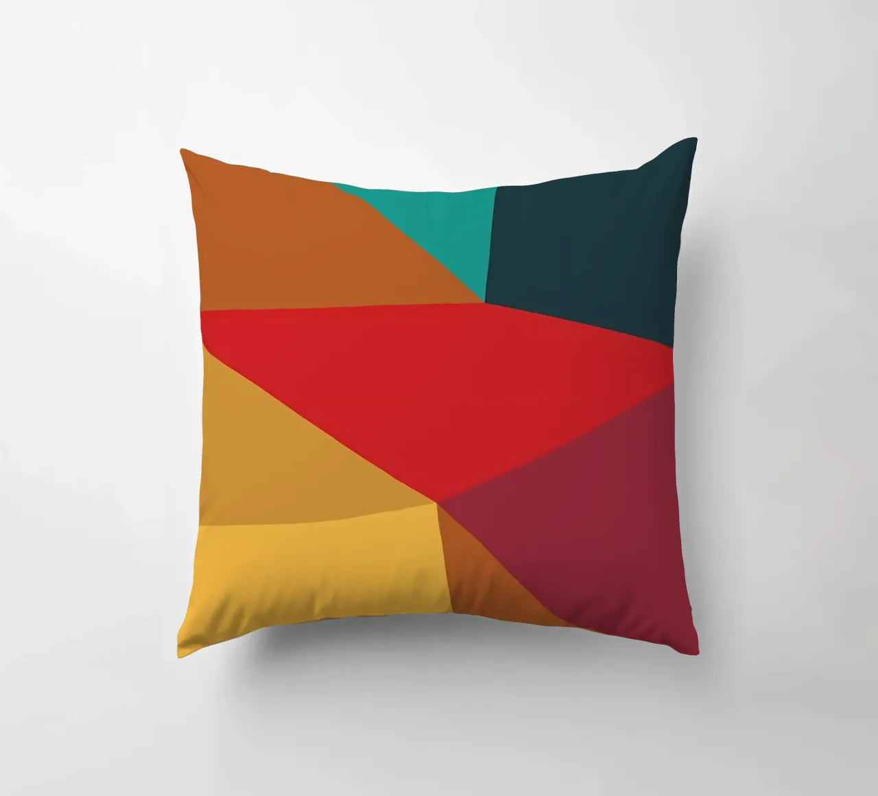 colore di tendenza astratto 7 cuscino da Yeadon