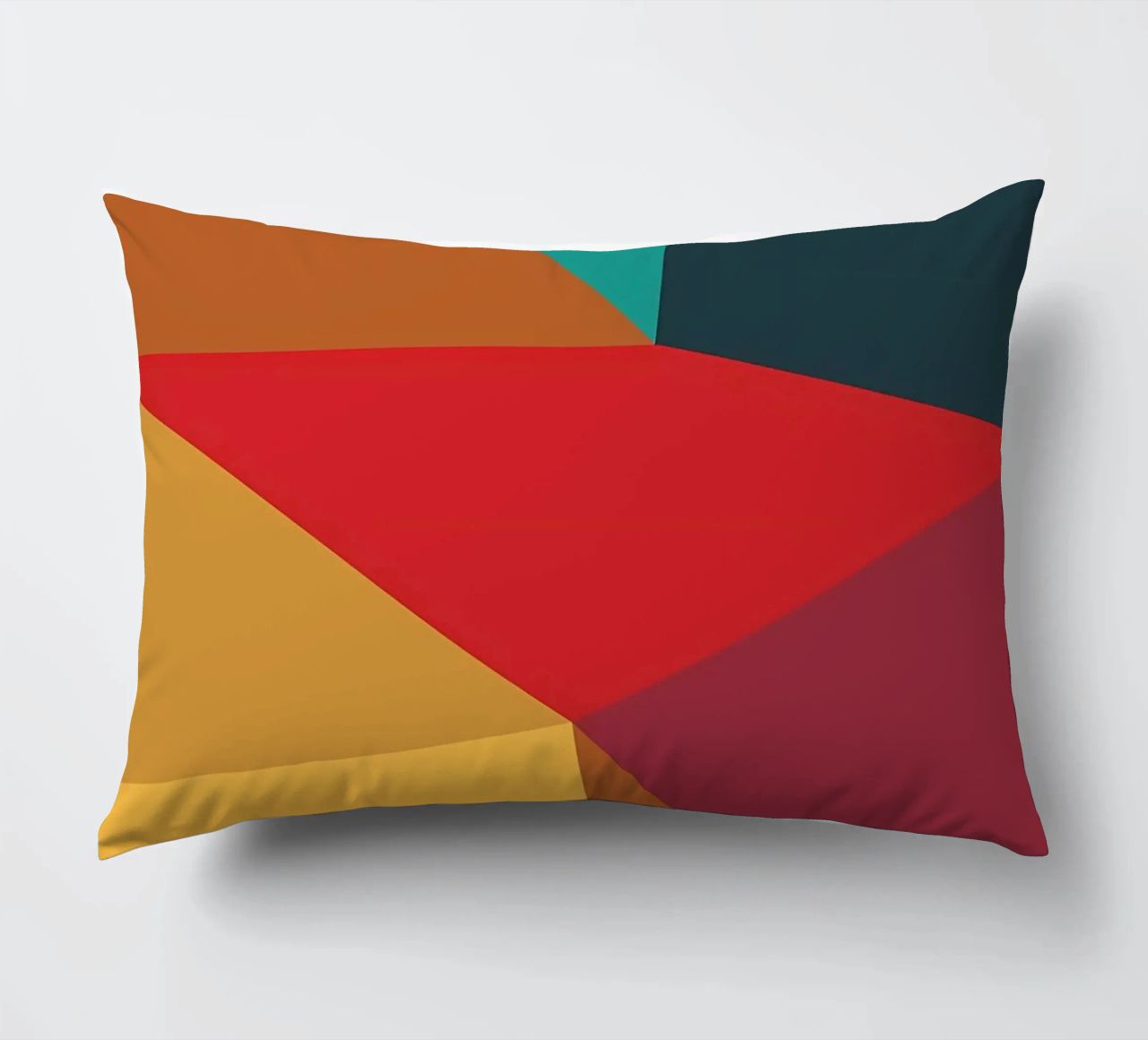 colore di tendenza astratto 7 cuscino da Yeadon